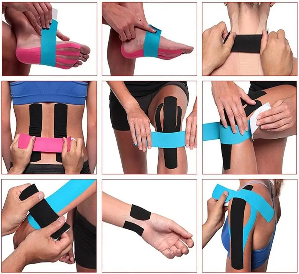 Sports Waterproof Kinesiology Tape Stickers Athletic Bandage Muscle Recovery Protector Strapping Pain Relief Tennis Gym BEST SELLERS