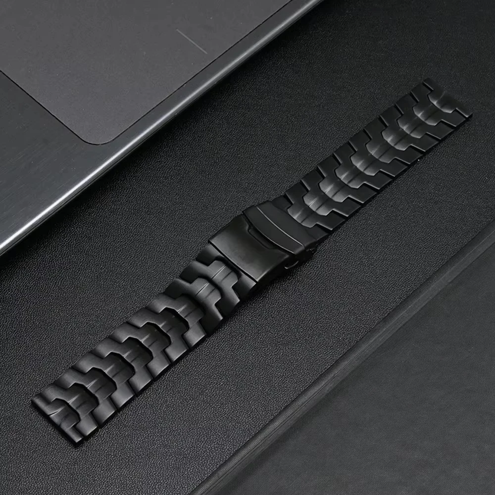 Luxury 22mm Titanium Metal Watch Strap - Color 2/Sport Watchband Bracelet