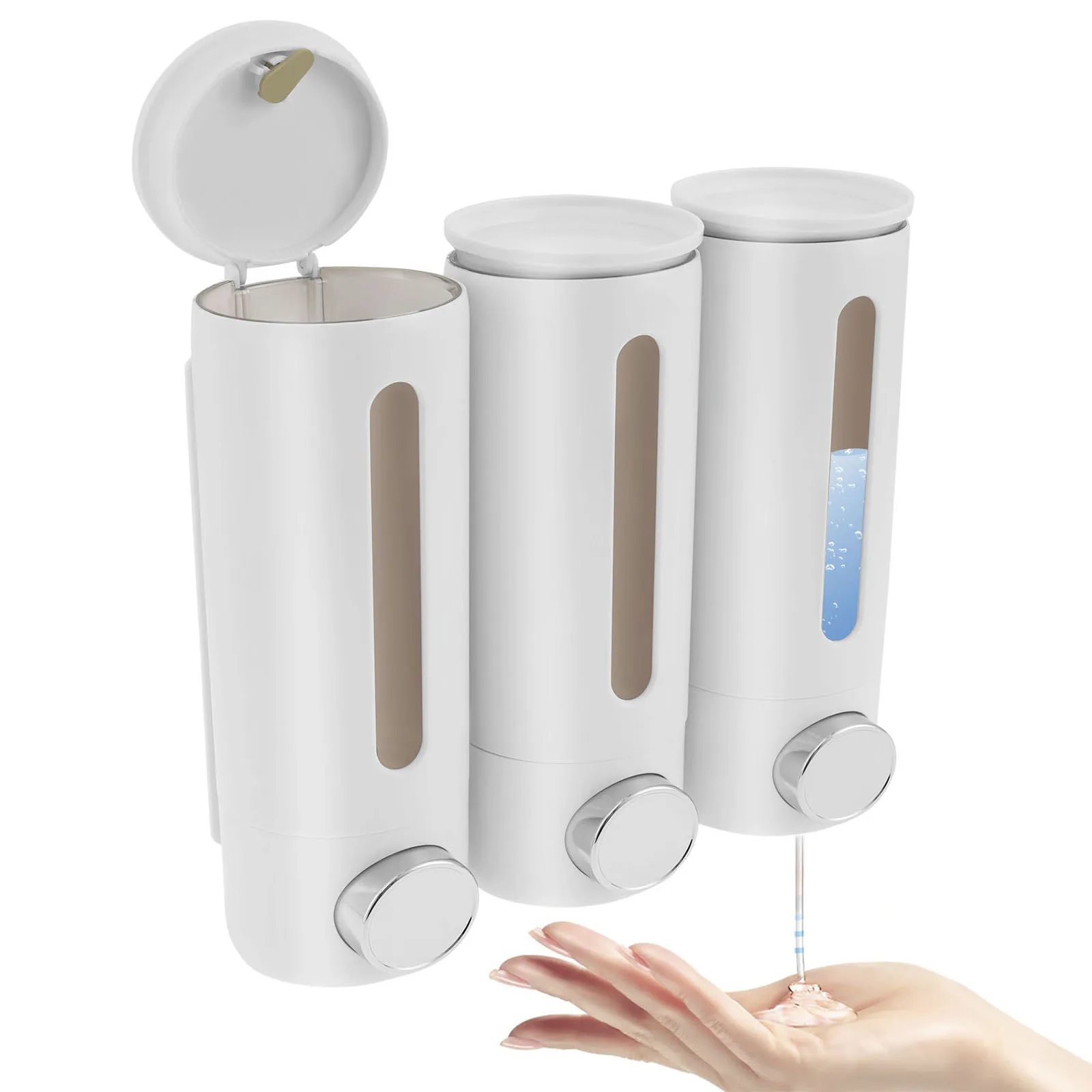 Wall Mounted ABS Bathroom Soap Dispenser