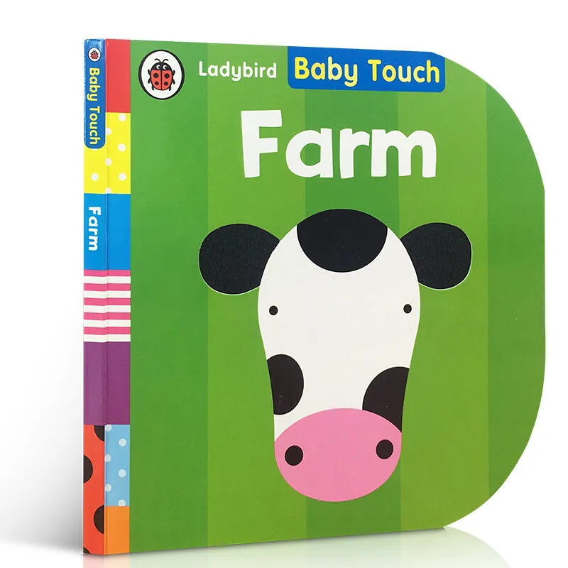 

Milu Original English Baby Touch: Farm Touch Book ： Children's Board Ladybird