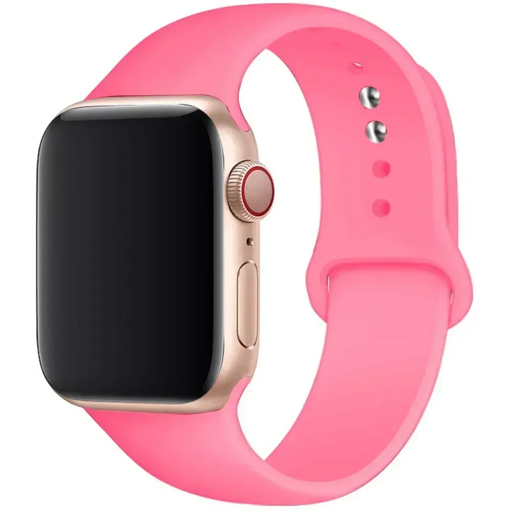 Premium Silicone Sport Band for Smartwatch - Vibrant & Durable Design for Everyday Wear