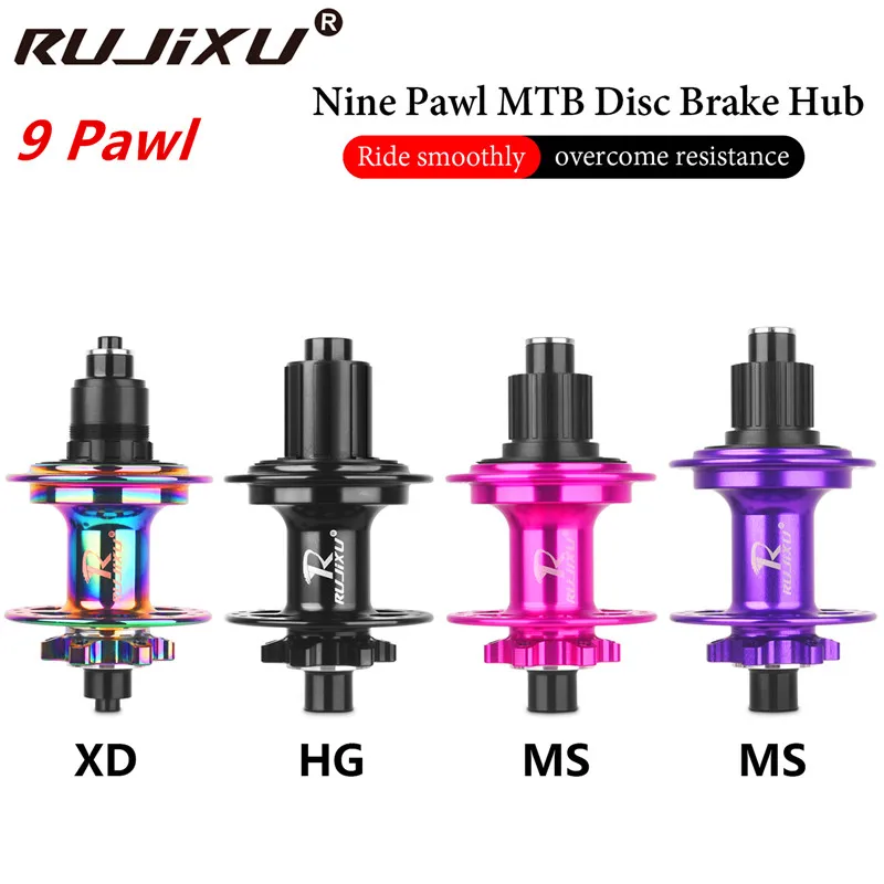 RUJIXU BOOST Bicycle Bearing Hubs 450T Noise 5 Bearing System