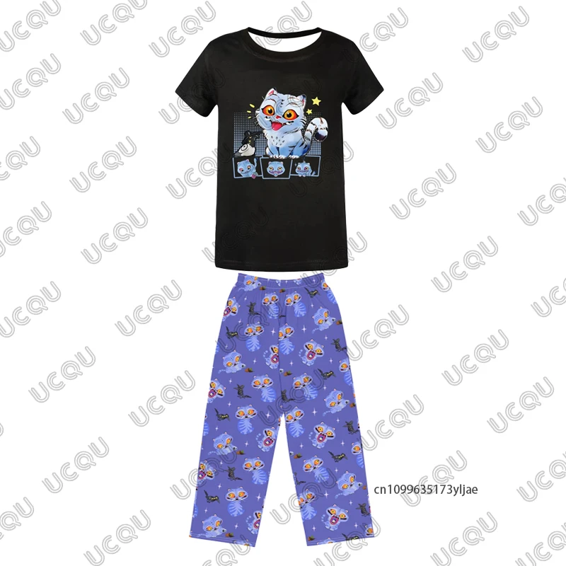 𝙆𝙥𝙤𝙥 Demon Ensemble 2 Pièces Survêtement Pour Enfants T-Shirt