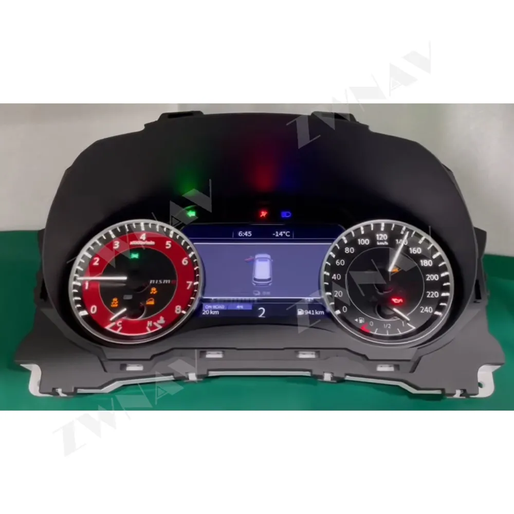 Panel de Instrumentos Digital LCD para Nissan Patrol Y62, Pantalla de Tablero, Velocímetro Automático, Reemplazo de Medidor 3