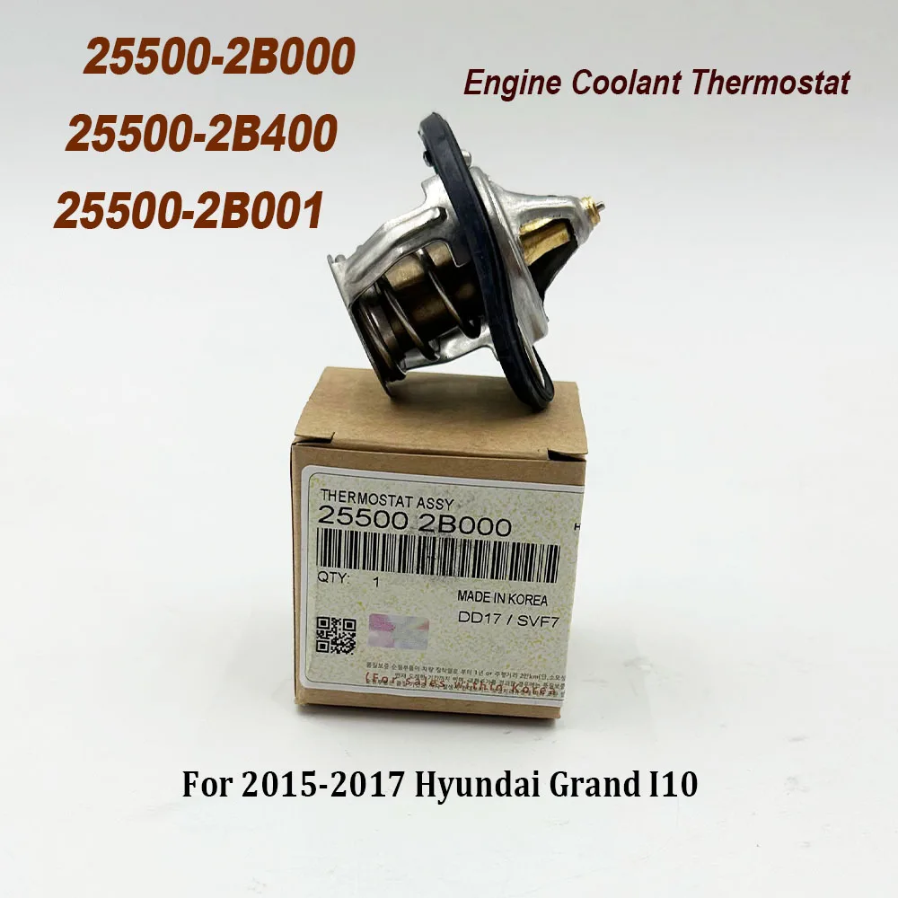 Engine Coolant Thermostat 25500-2B000 25500-2B400 255002B000 255002B400 255002B001 For H-yundai Kona K-ia Cerato Forte