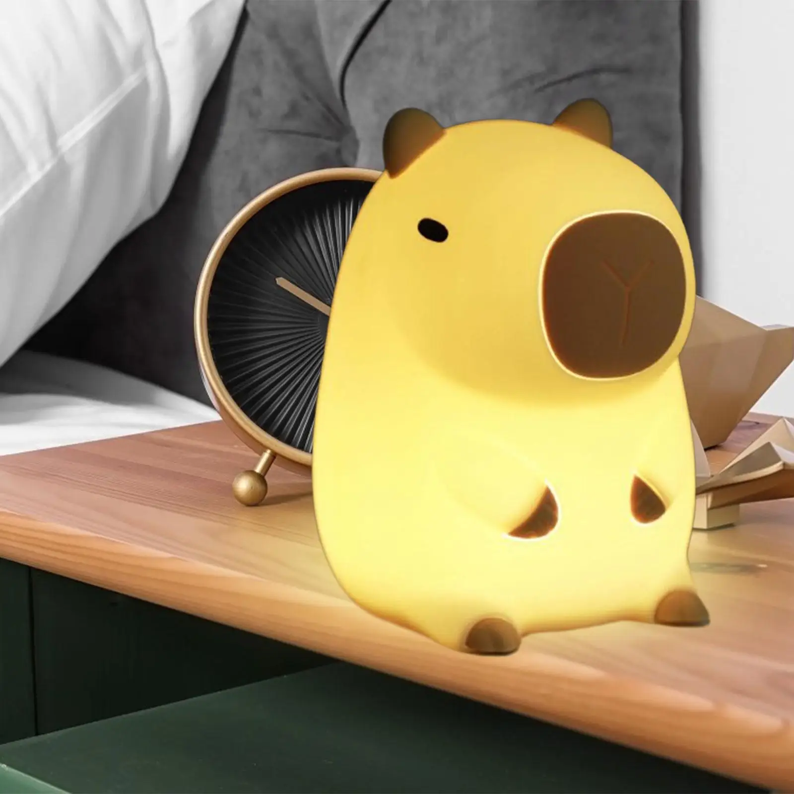 

Cartoon Capybara Night Light Valentines Day Gifts for Kids for Nursery Decor