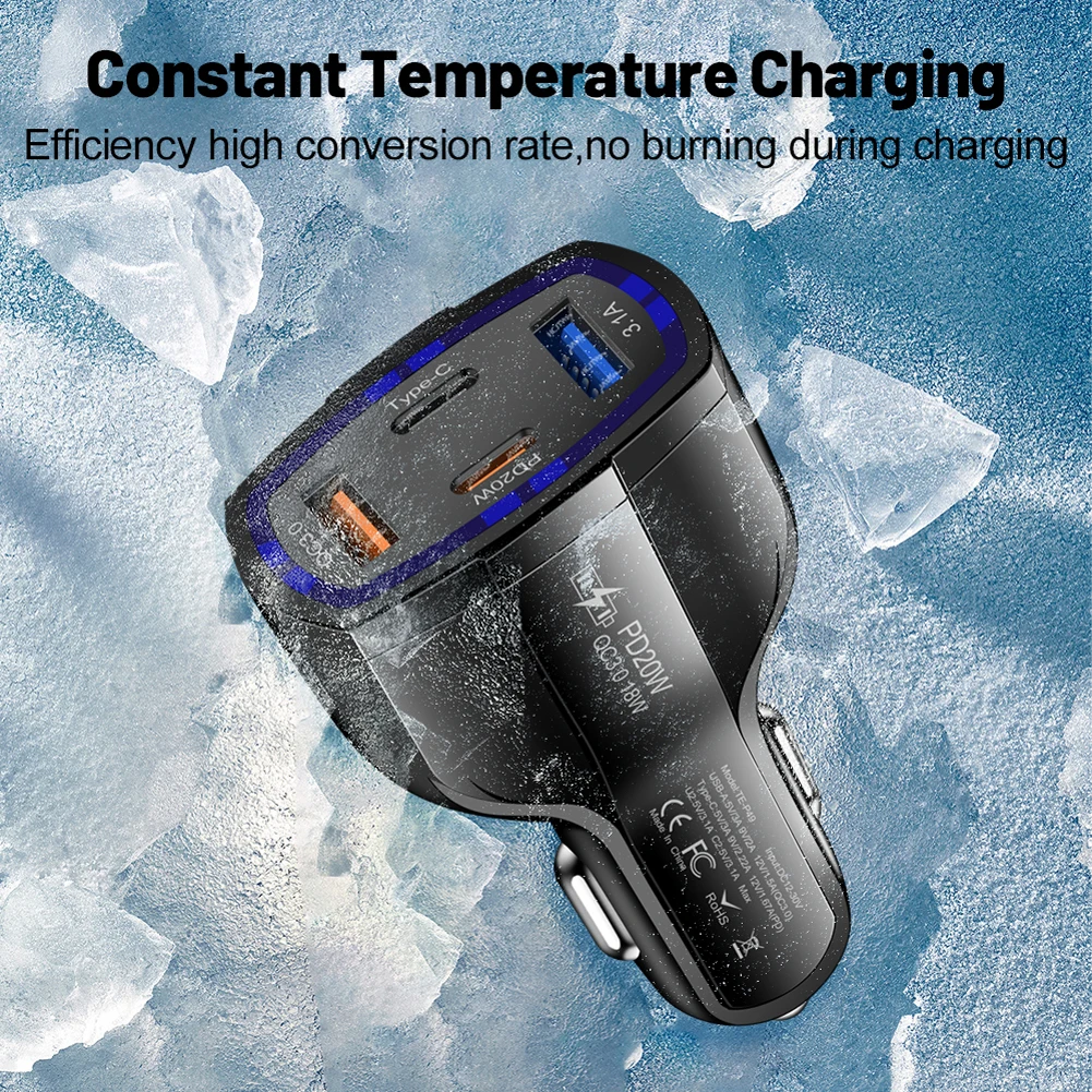    , 4 in 1, PD 20W, 2USB + 2PD ޴ , USB Tyoe C, ȭ, Ｚ, 12-30V