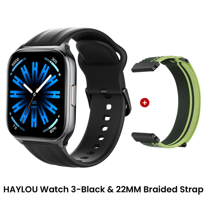 HAYLOU Watch 3 Voice Calling Smartwatch 1.85'' AMOLED Screen 24h Health Monitoring 150+ Sports Modes Smart Watch 1ATM Waterproof - Image 18