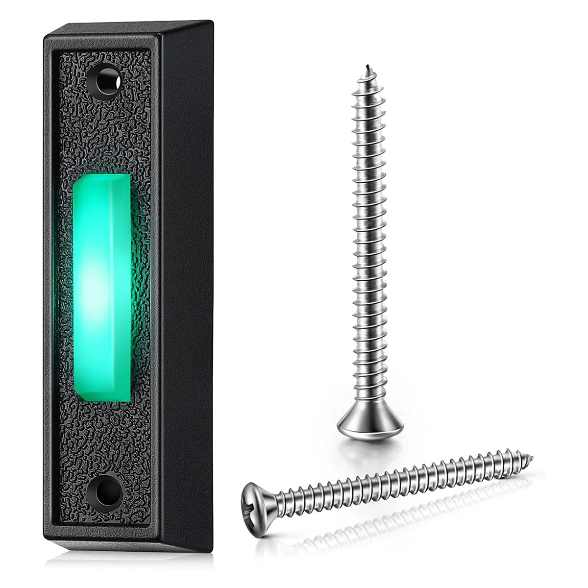 

1PCS Wired Doorbell Button with LED Light, Replacement Of Doorbell Ring Button, Door Opener Switch