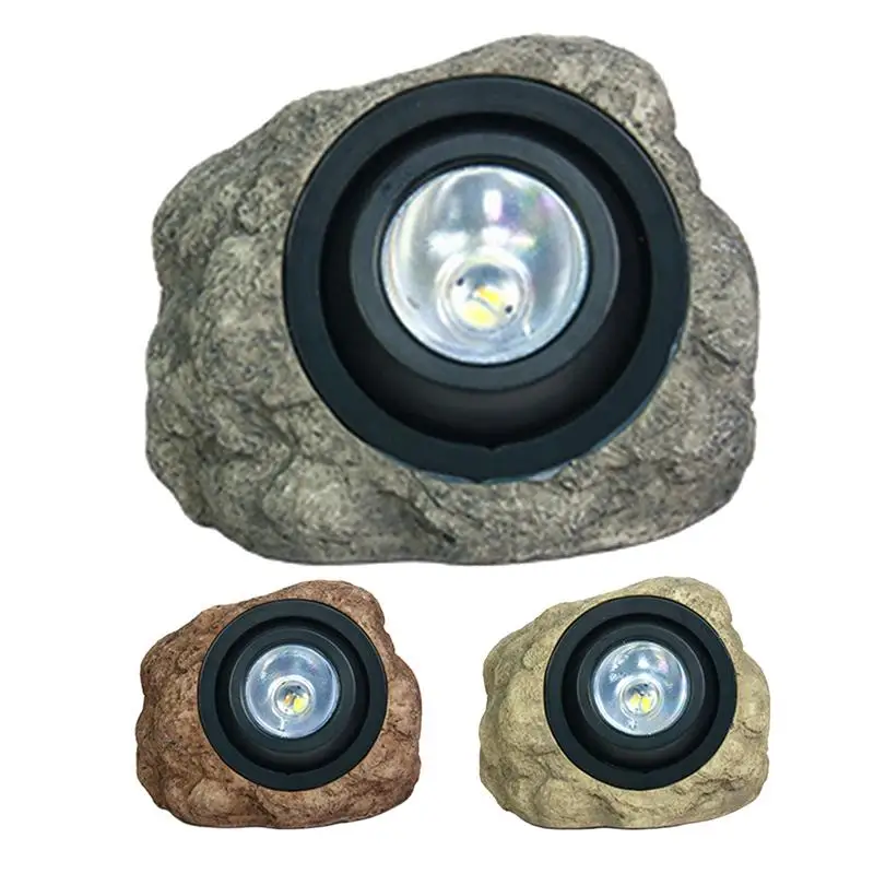 

Garden Rock Lights Solar Powered Outdoor Led Garden Spotlight Garden Decoration Waterproof Solar Landscape Lighting For Yard