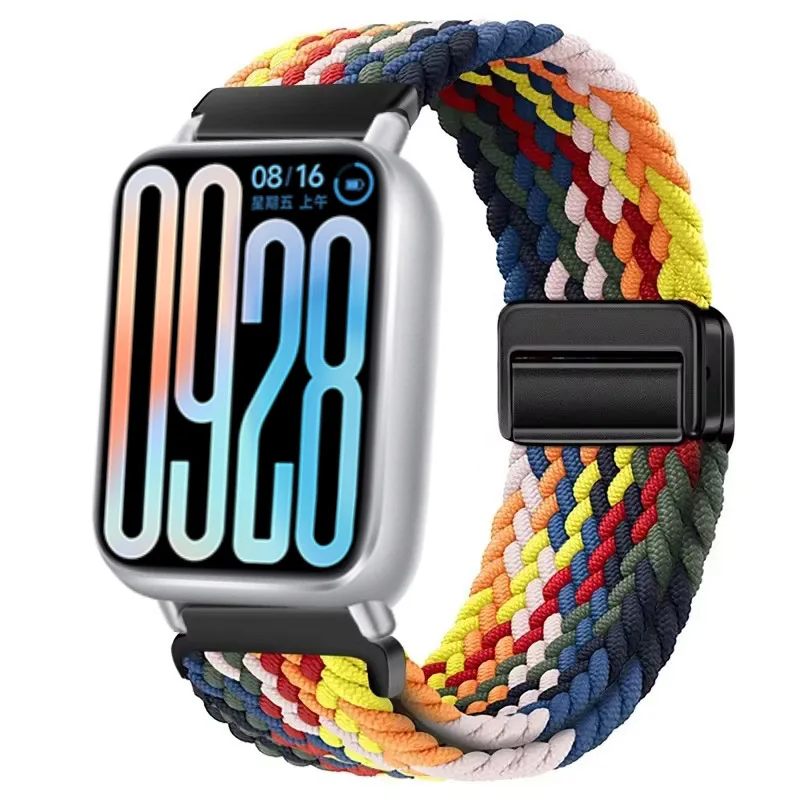 Breathable Nylon Strap with Braided Magnetic Buckle - Adjustable Wristband