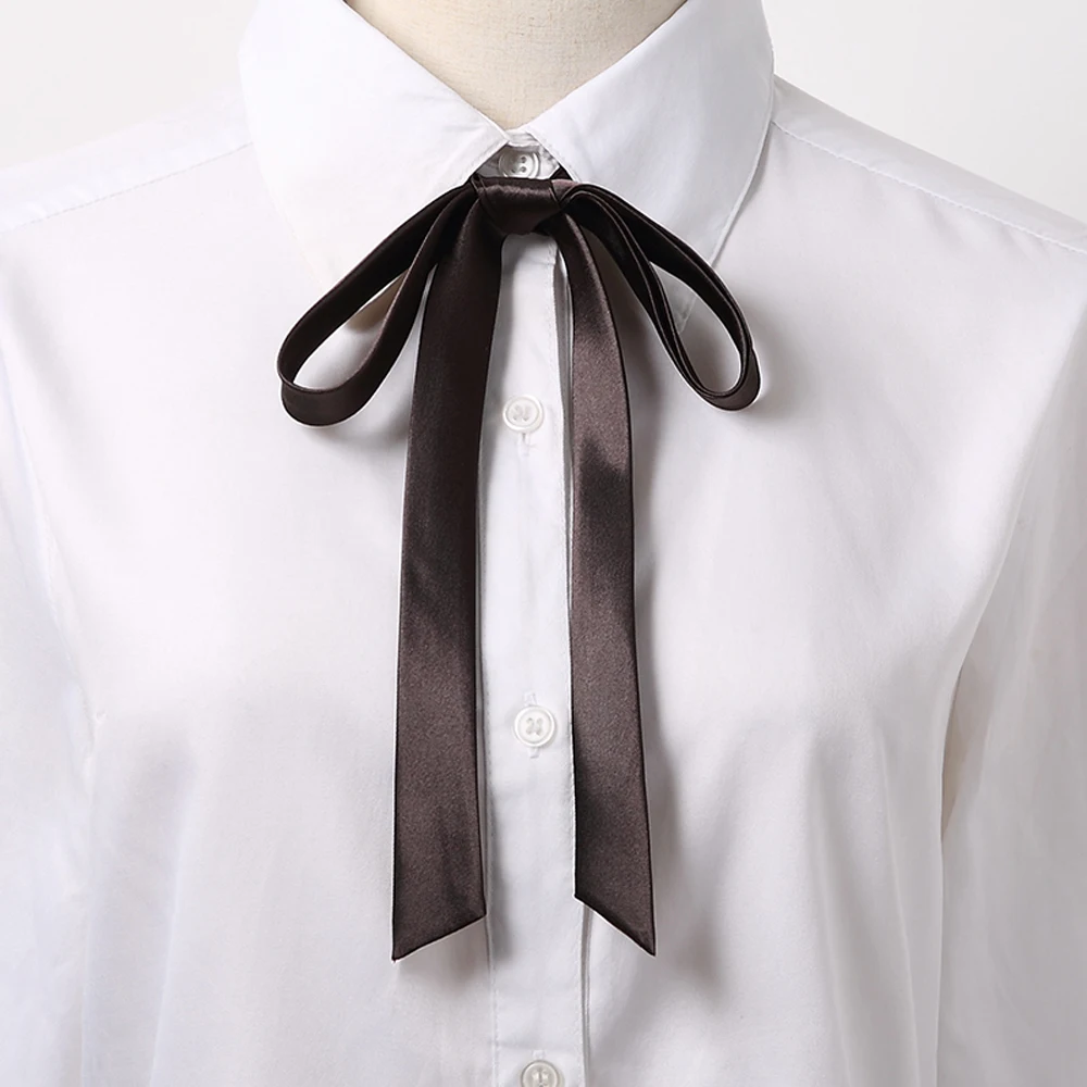 

Lithe Student Costume Tassel Shirt Accessory School Bow Tie Satin Bowtie Ribbons Knot Cravat