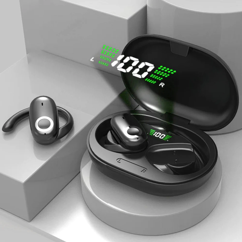 

Беспроводная Bluetooth-гарнитура GT288, наушники с ушным креплением, вращающиеся наушники, сверхдлительное время работы с дисплеем, зарядное устройство для смартфона