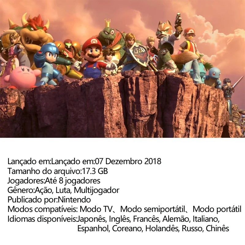 Nintendo Oled Switch Lite, Super Smash Bros, Ofertas finais do jogo