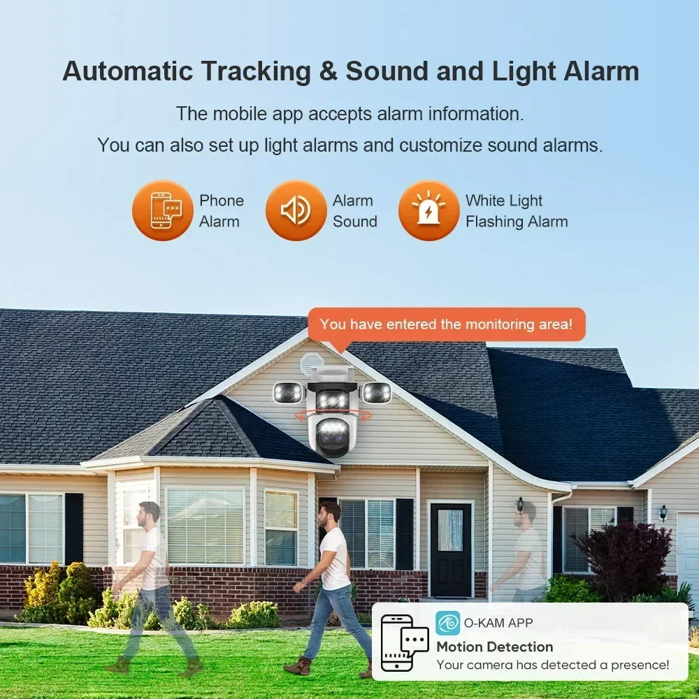 LS VISION 20MP Three Screens WiFi Security Camera Outdoor 10X Optical Zoom Four Lens Human Auto Tracking Waterproof CCTV Cameras 4