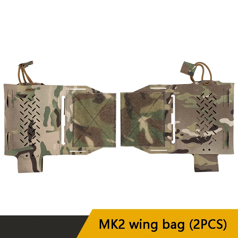 

Tactical Chest Hanging Expansion Magic Sticker Quick Release Multifunctional Accessory Bag MK2 Camo Wing Bag For Sprintus System