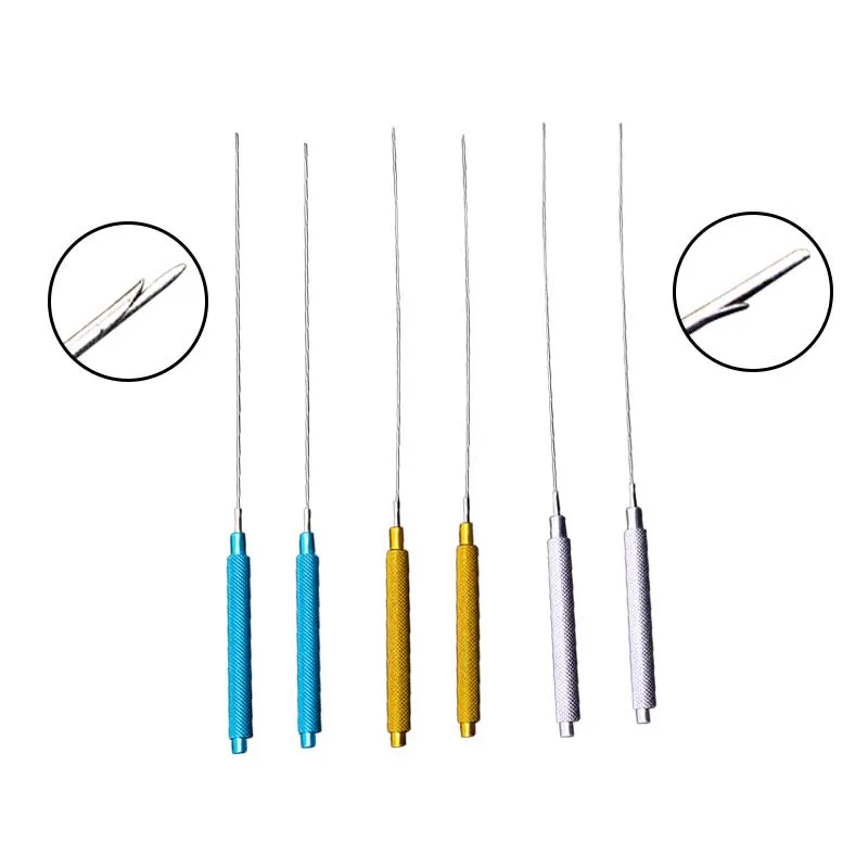 

Stainless Steel Facial Tissue Puncture Guide Needle Face Lift Tool Thread Carving Puncture Needle Piercing Tools