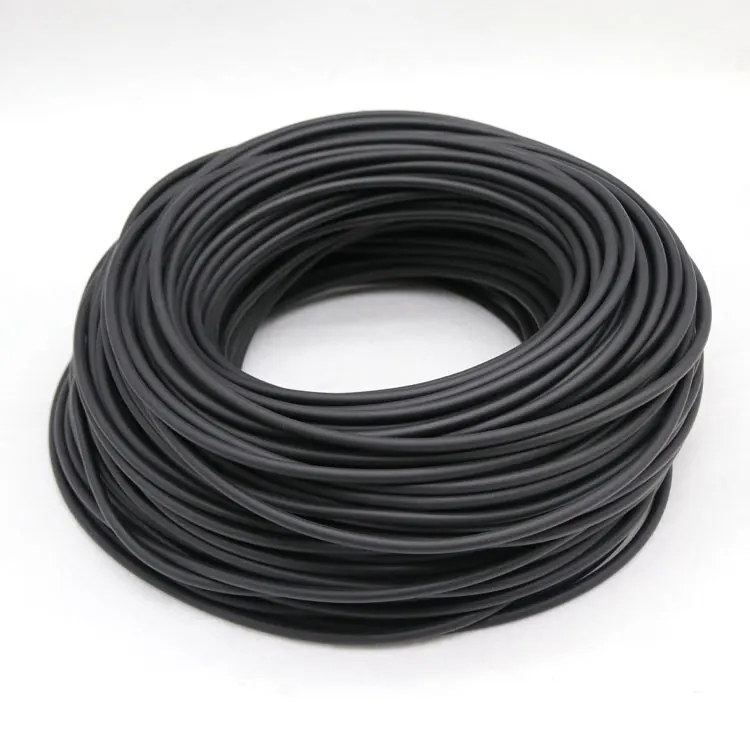 1 meter Fluorine Rubber Solid Strip Diameter 2,3,4,5,6,7,8,10,2.5,3.5mm O-Ring Bar Seal Not Foaming Black
