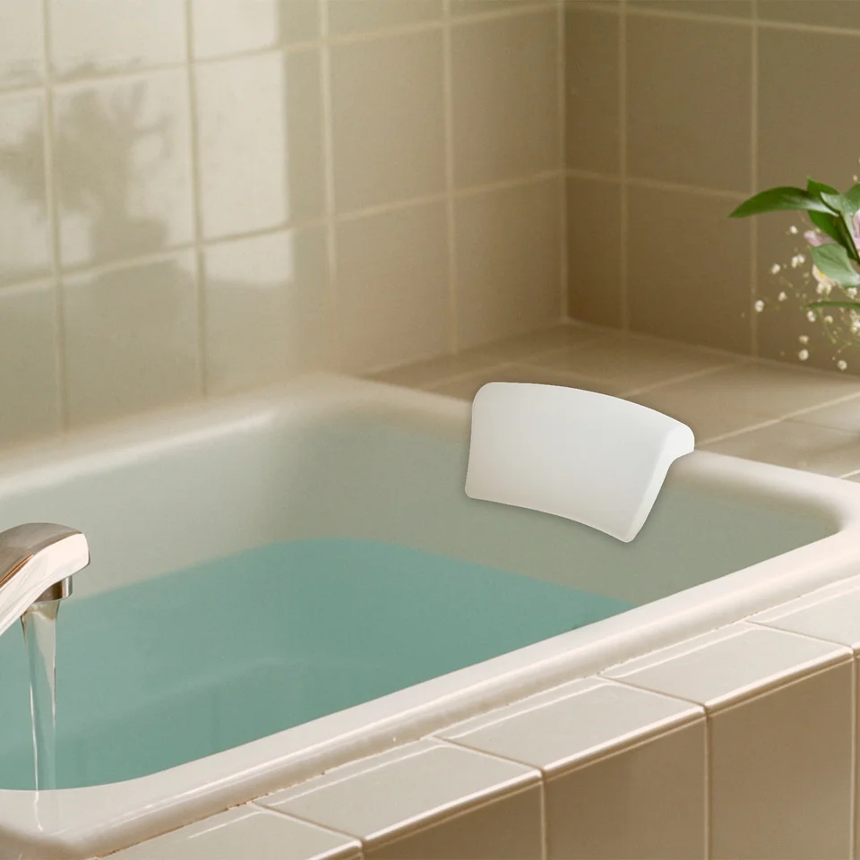 Cuscino Per Vasca Da Bagno 4D Air Mesh - Con 6 Ventose Forti, Supporto Ergonomico Per Collo