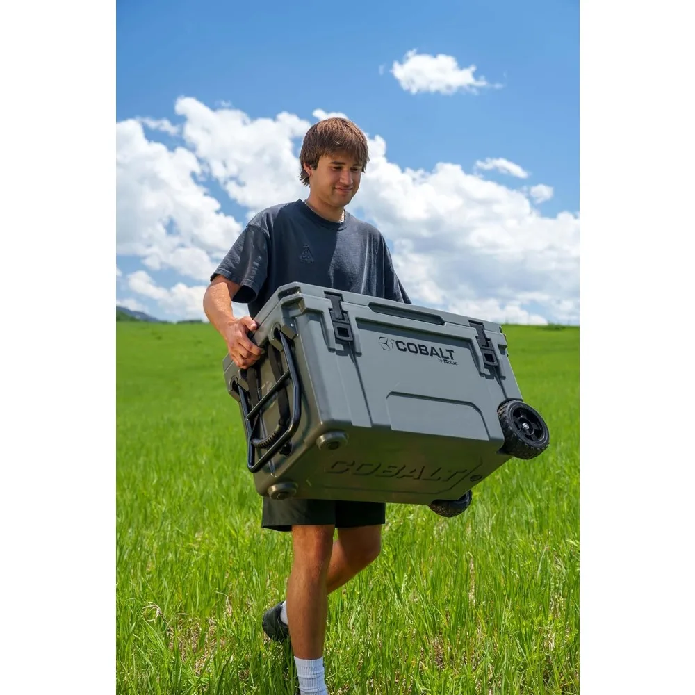 Cobalt 55 Quart Ice Cooler | Large Ice Chest Holds Ice Up to 3 Days | 6