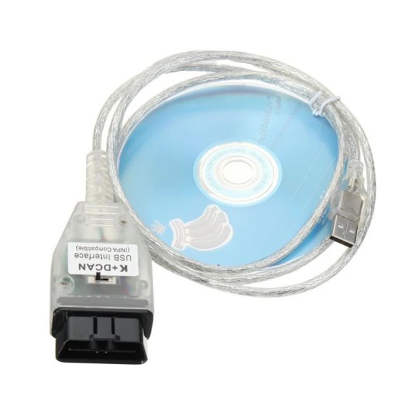 Automotive Diagnostic Tool Cable Inpa K+Dcan Usb Obd2 Interface Ft232rq Chip For Bmw E60 E83 |