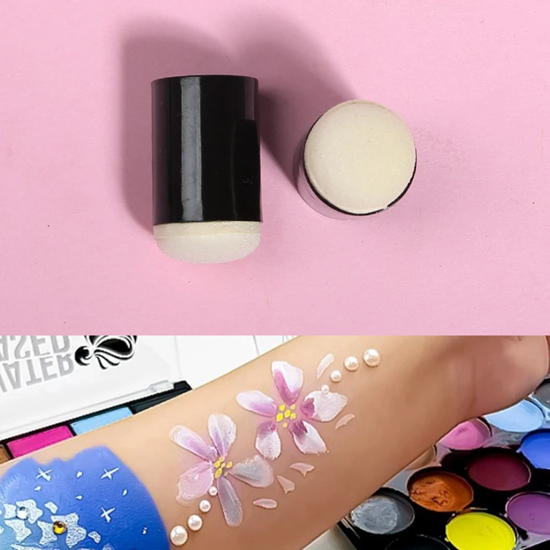 Face Paint Sponges Face Painting Black Sponges High Density For Art Work And Body Paint Inger Sponge Case DIY Art Tool 
﻿ 4