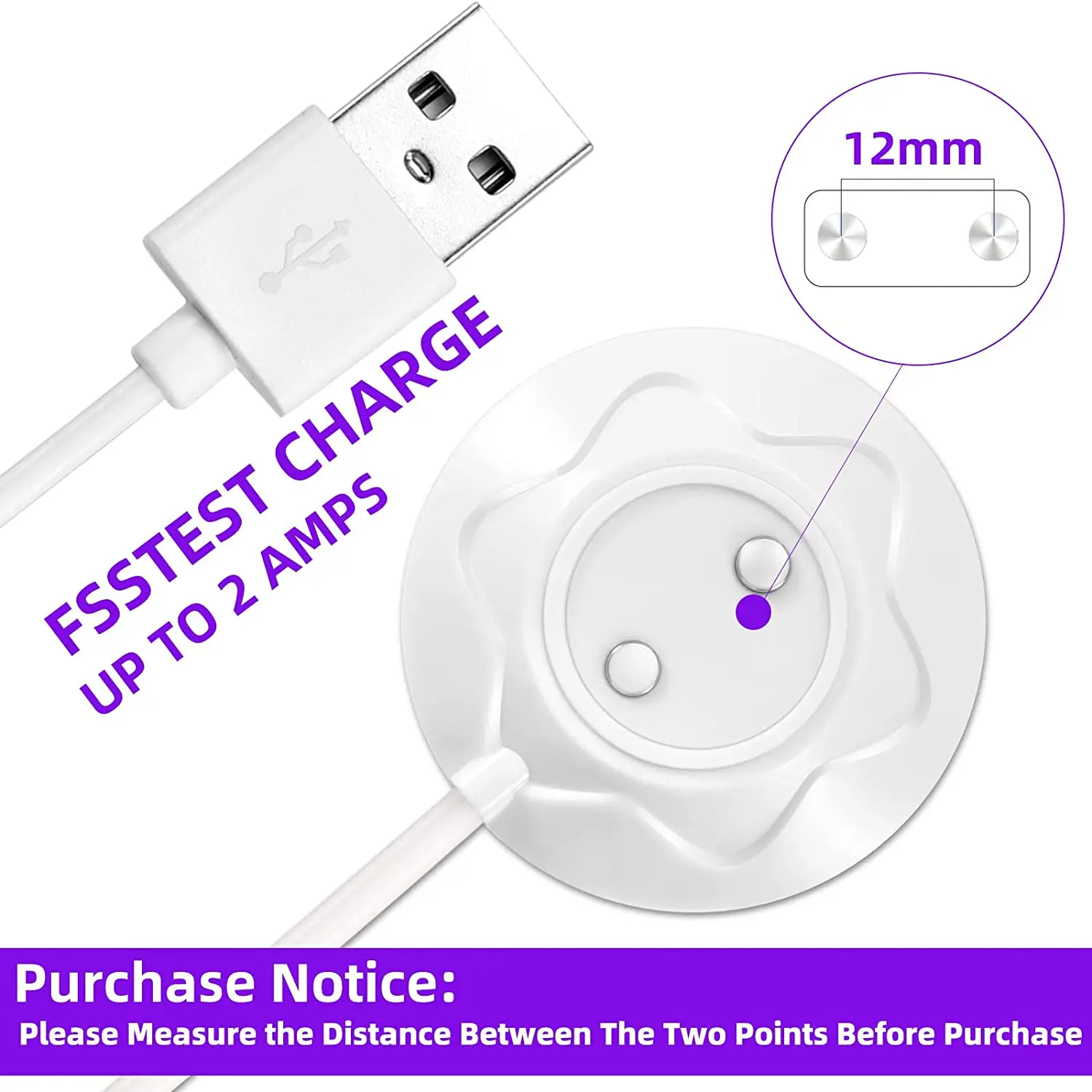 Replacement Rose Toy Charger Standing Magnetic Adapter Fast Charging USB Cable Replacement Base Dock Station for Rose Massager