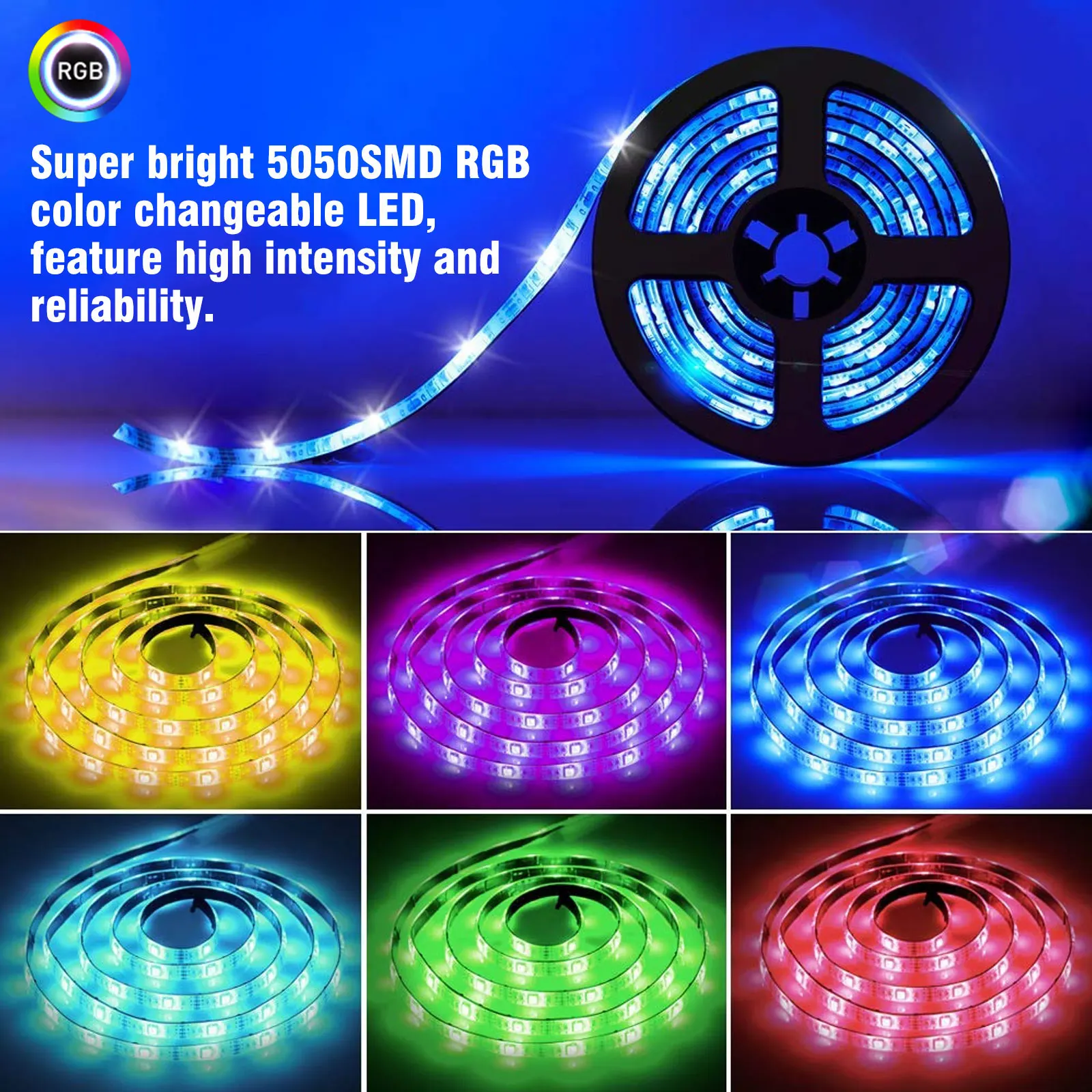 1-30m LED Strip Light USB 5V RGB Bluetooth RGB Lights Flexible LED Lamp  Tape Ribbon RGB TV Desktop Screen BackLight Diode Tape - AliExpress