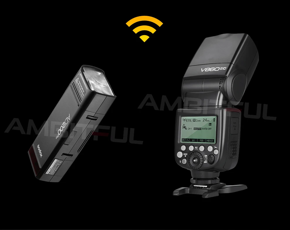 Godox 400W AD400 Pro WITSTRO All-in-One Outdoor Flash AD400Pro Li-on Battery TTL