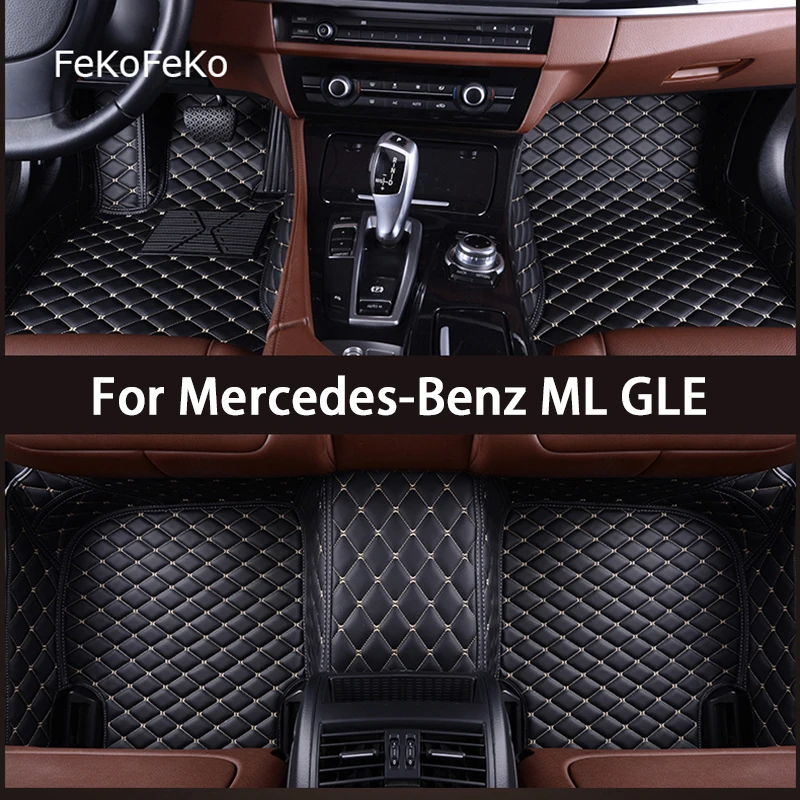 FeKoFeKo Car Floor Mats For Mercedes Benz ML GLE W164 W166 V167 W167