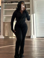 Elegant Sports Women‘s Clothing Sales Long Sleeve Tops and Flare Pants Two Pieces Sets Tracksuit Street Jogging Leggings Outfits 2