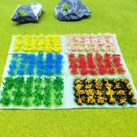 1 box of Model Scene Terrain Production Simulation Flower Cluster Wild Rose Flower DIY Game War Miniature Landscape Material 2