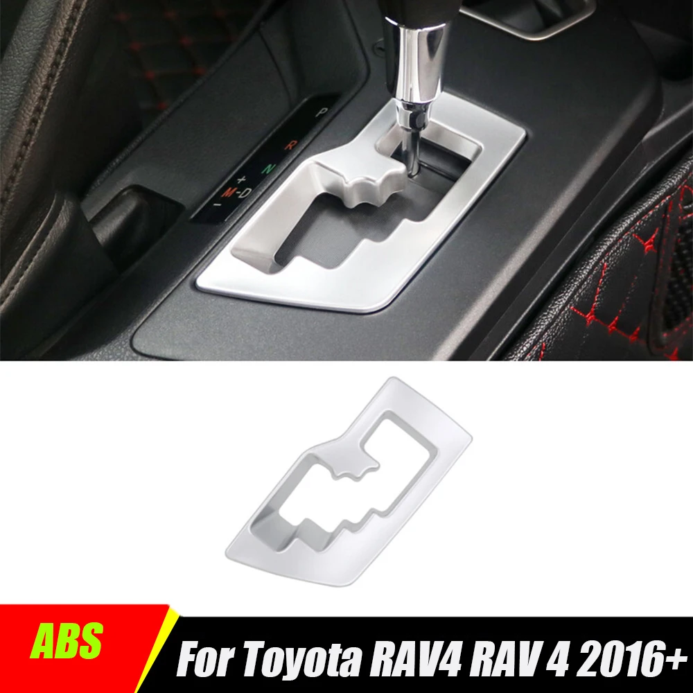 

For Toyota RAV 4 RAV4 2016 2017 Left hand drive Transmission Shift Gear Panel Cover Trim Covers Car Accessories ABS matte