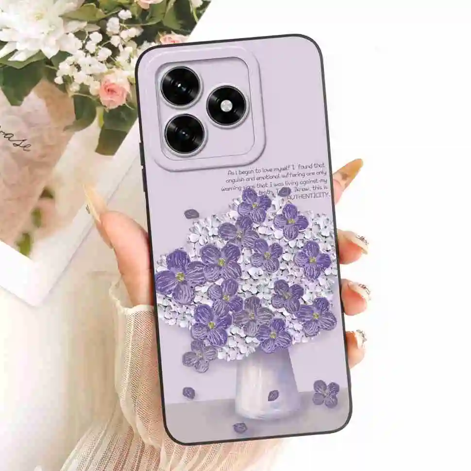 Lovely Sweet Rabbit Panda Soft Silicone Phone Case - Shockproof Bumper Cover