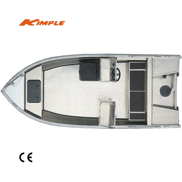 KIMPLE Explorer 460D 4.60M 15ft CE Double Console Aluminum Fishing Boat  Fishing Vessel - AliExpress