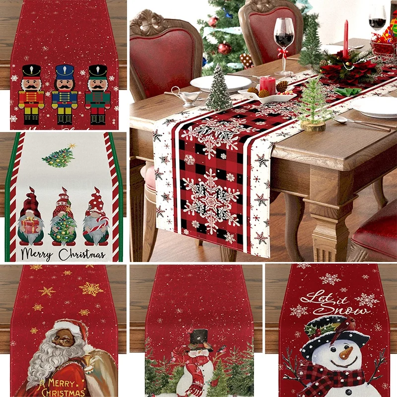 Table runner Christmas decoration for home table desk Dia De Muertos