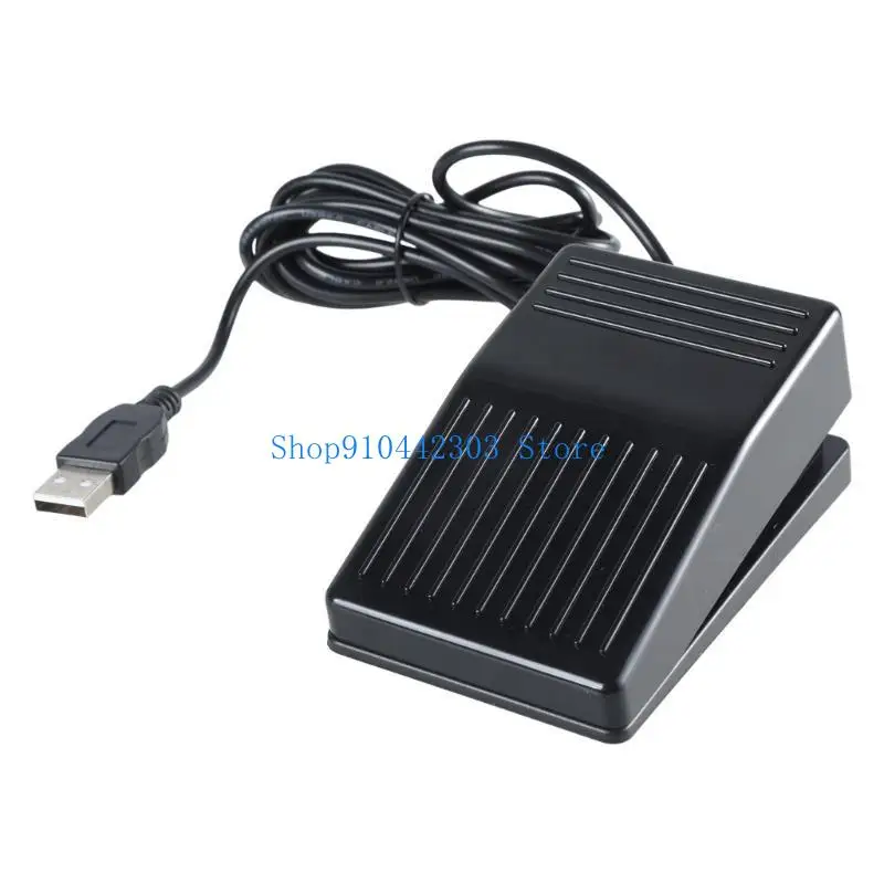 652F USB 단일 풋 페달 광학 스위치 제어 1Key 프로그램 키보드 게임 액션