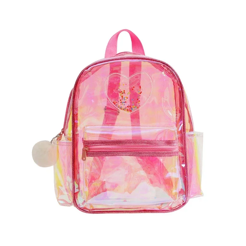 Mochila De Malha Lroiutian - Semi-Transparente Para Escola E Praia - Cores Variadas