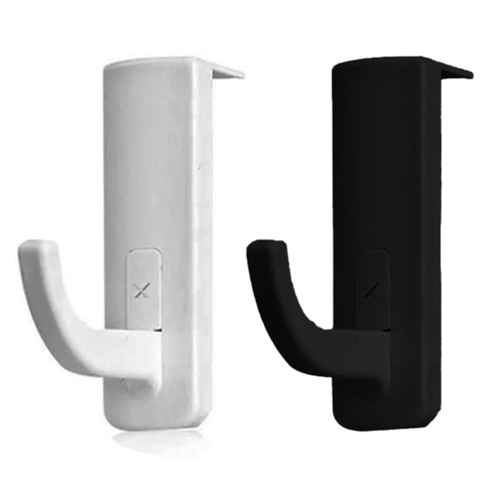 

Headphone Holder Stand Adhesive Wall Mounted Headset Hanger Wall Hook Under Desk Computer PC Monitor Earphone Display Rack Hook