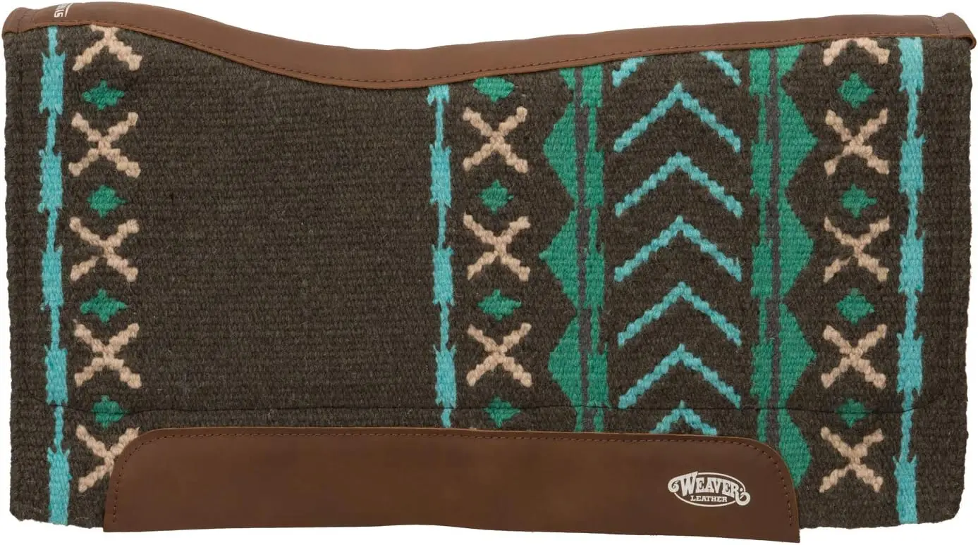 Contoured Performance Saddle Pad, 33" L x 38" W-1" thick, Merino Wool