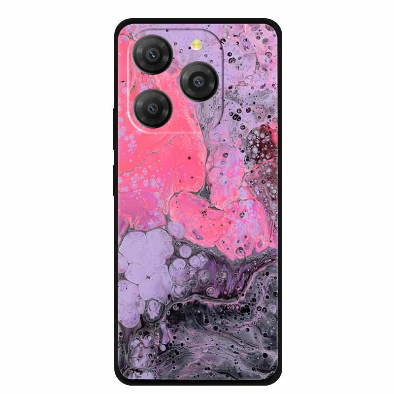 Black Silicone Protective Case for Smartphone - Durable TPU Cover