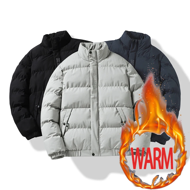 

Down Jacket Winter Parka Jacket for Men Casual Waterproof Coats Women Warm Thick Stand Collar Coats Fashion Parka Coats Unisex