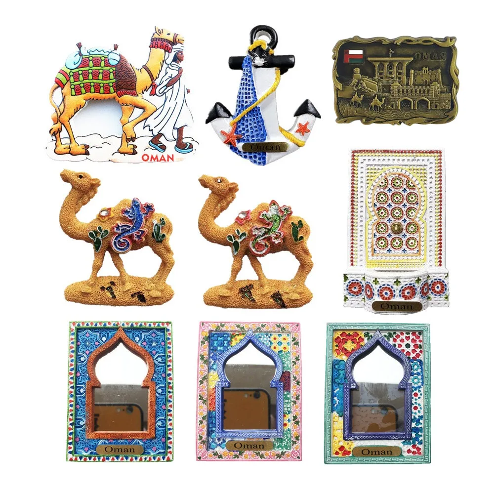 Asia Oman Tourist Souvenir Magnetic Sticker Fridge Magnetic Refrigerator Decoration Articles Handicraft Gifts,magnetic fridge magnets,magnetic sticker,magnetic fridge stickers,refrigerator decor