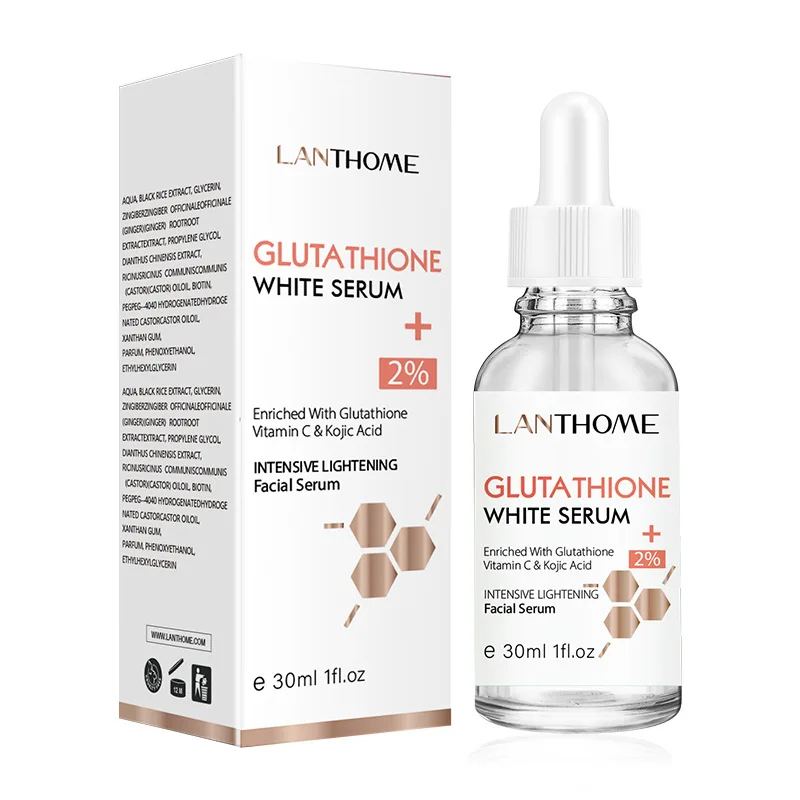 2pc 30ml Glutathione White Serum Moisturize The Skin And Reg-ulate Skin Sebum Secretion Control Oil And Shrink Pores Facial Care