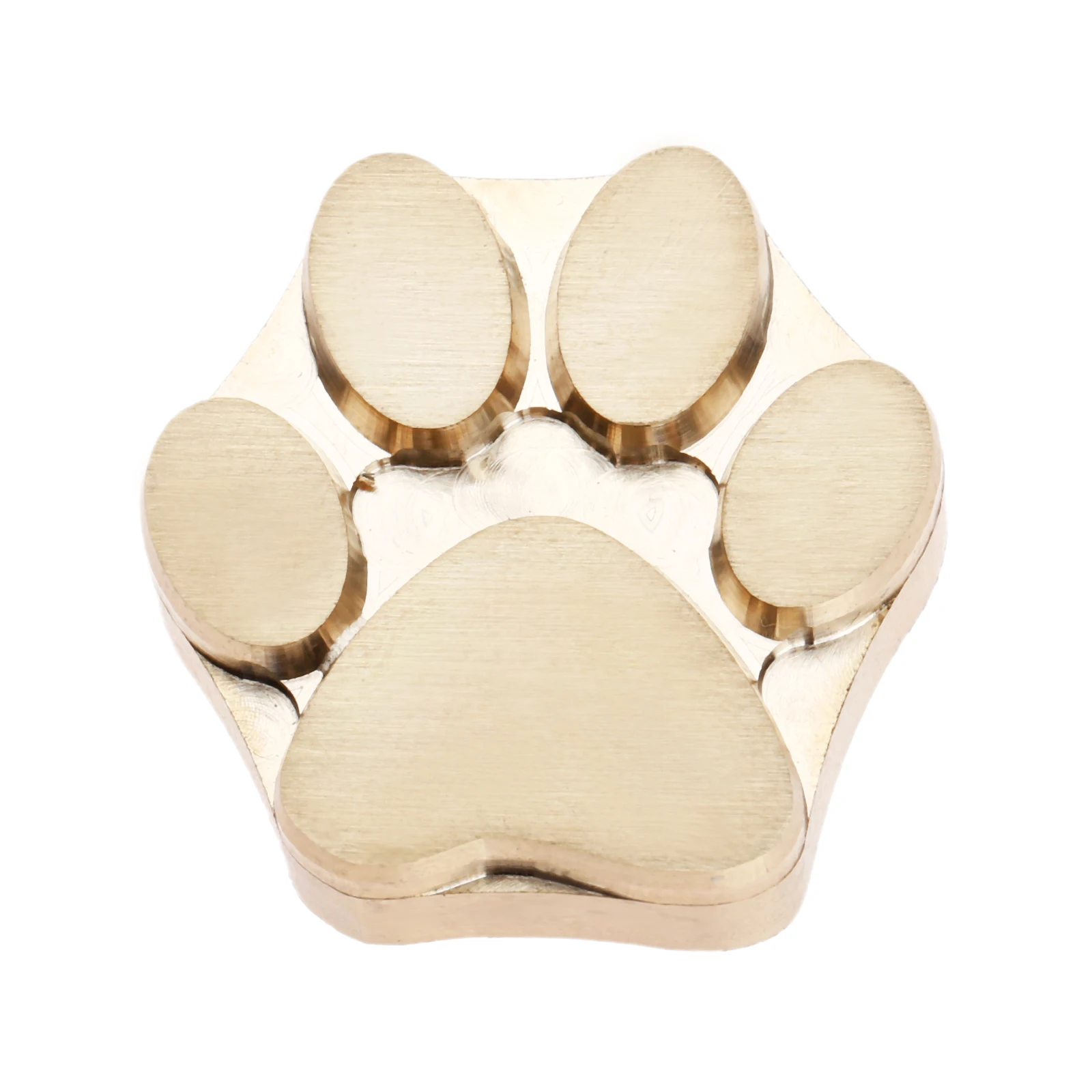 Leather Craft Stamps Carving Printing Tools 1pc Cute Paw Shape Brass Stamp Mold Bear Claw Making Leather Seal Wood Stamp Craving Tool Branding Heat Embosser Tool 3/4cm
