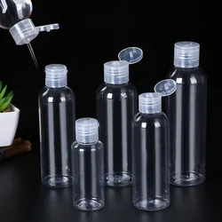 5ml-120ml Portable Transparent Plastic Trial Cosmetics Empty Bottle Travel Container Refillable Emulsion PET Packaging