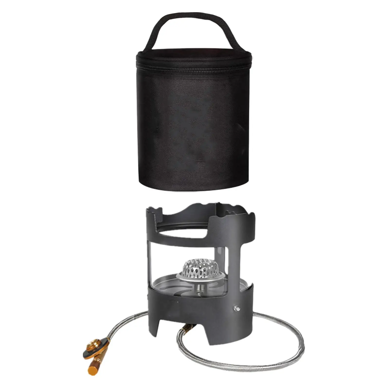 

Windproof Camping Gas Stove with Carrying Bag Lightweight Cooker Camping Furnace for Barbecue Picnic Hiking Outdoor Camping