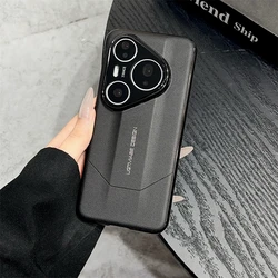 Leather Ultra - Thin Business Phone Case - Hard PC Back Cover for Huawei Pura 80 (Black)