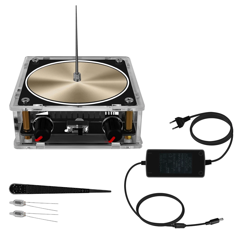 Music for Tesla Coil Speaker Bluetooth-compatible Arc Generator Desktop Toy Arc Plasma Loudspeaker Science Teaching Experimental
