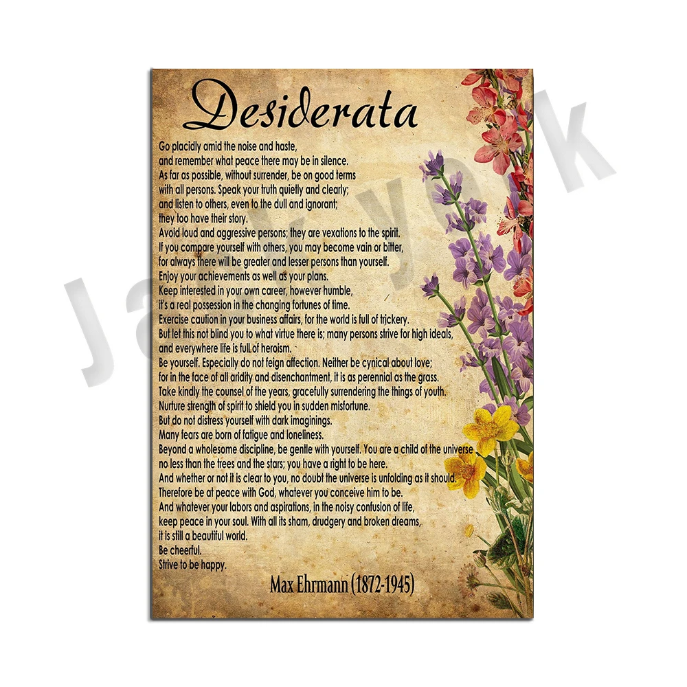 literary-posters-desiderata-painting-calligraphy-posters-prints-women-vintage-aliexpress for Free Printable English Desiderata Poem Literary Posters | Desiderata | Painting Calligraphy - Posters Prints Women Vintage - Aliexpress for Free Printable English Desiderata Poem